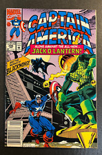 Captain America 396 NEWSTAND Variant KEY 1st app JACK O LANTERN V 1 Avengers