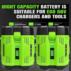 For EGO 56V 7.5Ah 5.0AH Battery BA1400 POWER+ Lithium BA2240 BA2800T BA1400T - Picture 1 of 17
