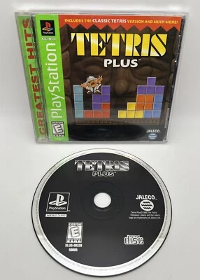 PS1 Tetris Plus Video Game 1996 Sony Playstation 1 Manual-Tested-Clean - Image 1 of 4
