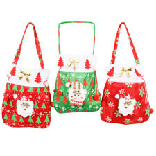  3 Pcs Holiday Party Favor Bag Gift Christmas Candy Portable