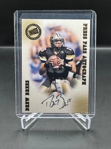 2001 PRESS PASS! DREW BREES! RC! ON-CARD AUTOGRAPH! NEW ORLEANS SAINTS! - Picture 1 of 2