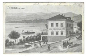 AVIGLIANA TORINO ALBERGO RISTORANTE LAGO GRANDE VIAGGIATA 1907 FP #1139 - Imagen 1 de 2