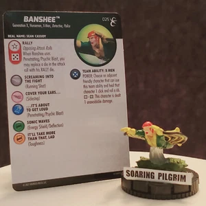 BANSHEE 025 - UNCOMMON X-Men Rise & Fall Marvel Heroclix #25 - Picture 1 of 1