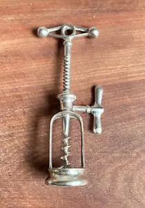 Antique 1876 French Cremalierre Rack Corkscrew Marked JP Jacques Perille - Picture 1 of 21