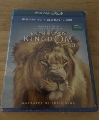 BBC EARTH ENCHANTED KINGDOM 3D 2D BLU RAY DVD 2014 New HTF OOP Free Shipping - Image 1 of 2