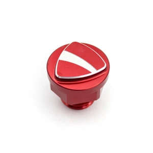 FXCNC CNC Motorcycle Engine Filler Oil Cap For MONSTER 821 2014-2016 Red - Picture 1 of 8