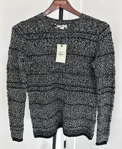 NWT Bass Women Black Pullover Sweater M - Picture 1 of 9