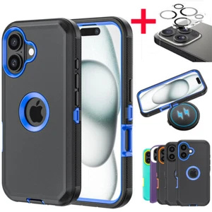 Case for iPhone 16 Pro/Pro Max Camera Lens Protect Shockproof Phone Cover USA - Picture 1 of 14