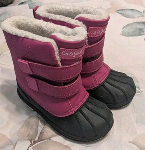 Toddler Journey Waterproof Winter Boots - Cat & Jack Pink Size 11 (B-324) - Picture 1 of 7