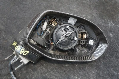 Espejo de puerta derecho cubierta de fibra de carbono OEM 4G8858532AM Audi RS7 2014-2017 *Nota* Foto 1 de 4
