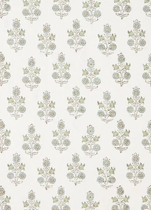 Anthropologie Poppy Sprig Small Print Floral Wallpaper Brand new $248 - Picture 1 of 2