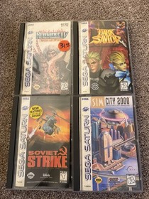 Sega Saturn Lot Of 4 Games