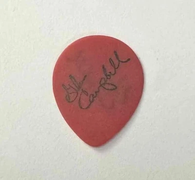 Vintage 1990 GLEN CAMPBELL Guitar Pick - Signature - Both Sides - Image 1 of 2