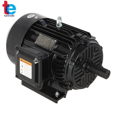 5HP Electric Motor 1800 RPM 184T Frame TEFC 230/460 Volt Severe Duty 3 Phase - Image 1 of 4