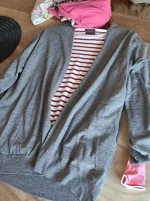 MARC O POLO FEDERLEICHTE STRICKJACKE CARDIGAN Ca 42 /L/feine Merinowolle  - Bild 1 von 4