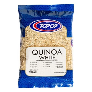 TopOp Quinoa White 400g Protein, Iron, Fiber & Nutrient-Rich Superfood - Picture 1 of 10