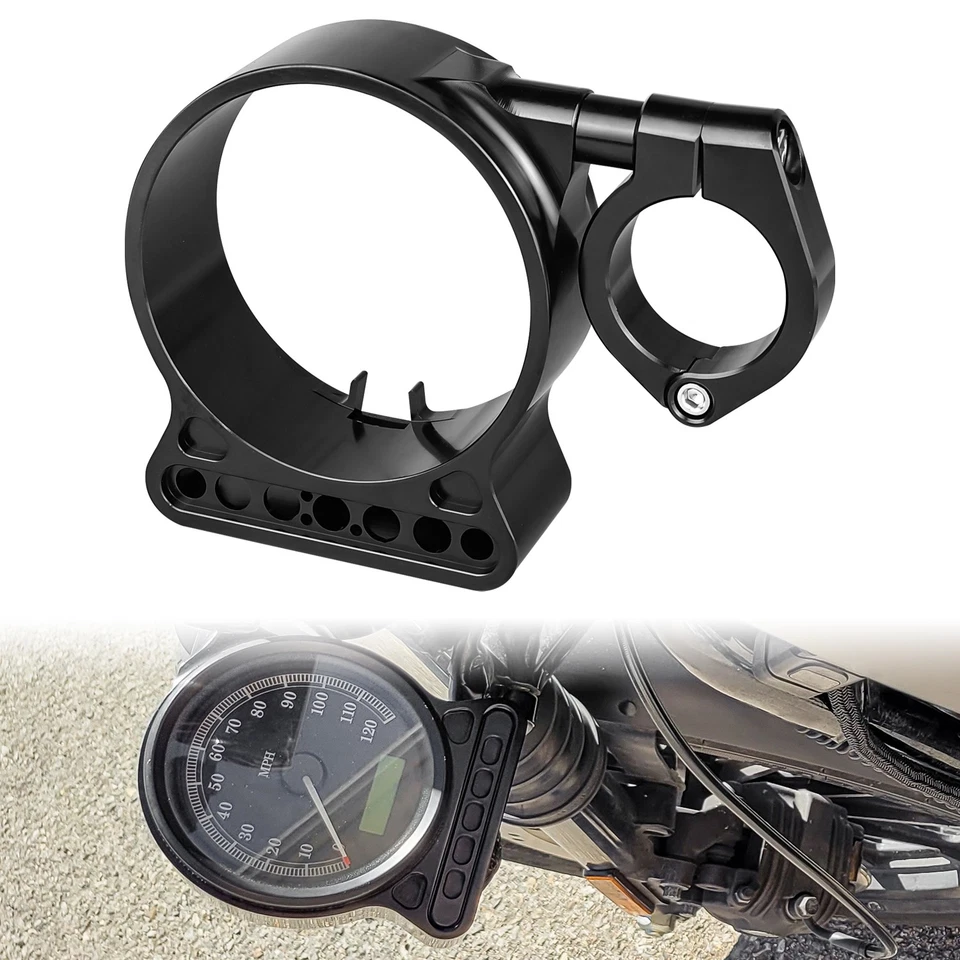 Suporte de velocímetro montagem lateral de realocação para Harley Sportster XL 883 1200 95-14 - Imagem 1 de 4