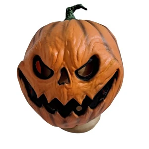Gruselige Jack-O-Lantern Kürbis Erwachsene Halloween Latex Maske Cosplay Requisite Dekor - Bild 1 von 7