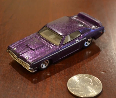 '69 MERCURY COUGAR ELIMINATOR HOT WHEELS 2009 NEW MODELS #8 PURPLE 1/64 LOOSE - Image 1 of 4