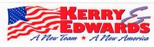 2004 Kerry Edwards For President Bumper Sticker