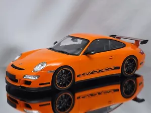 Minichamps Porsche 911 (997) GT3 RS 2007 Orange Diecast Model Car 1:18 - Picture 1 of 15