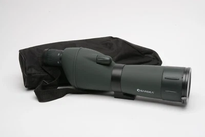 Barska spotting scope w/zoom 20X-60X, case, cap, very gently used - Image 1 of 4