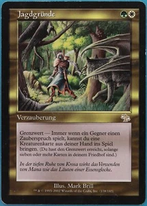 Hunting Grounds Judgment (GERMAN) PLD White Green Rare CARD (433296) ABUGames - Picture 1 of 2