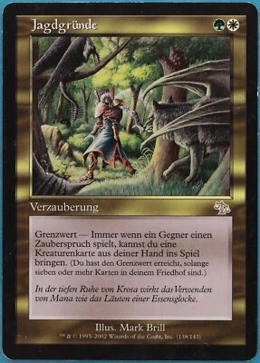 Hunting Grounds Judgment (GERMAN) PLD White Green Rare CARD (433296) ABUGames - Image 1 of 2