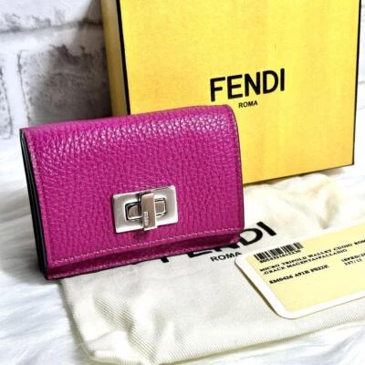 Cartera Fendi Peekaboo Cuero Triple Rosa Sin Usar Como Nueva Regalo Envío Gratis Foto 1 de 4