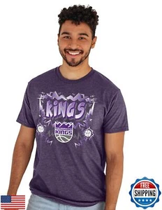 Blue 84 Standard NBA Officially Licensed T-Shirt Heathered Team Color Basketb - Picture 1 of 4