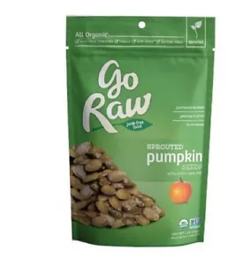 Go Raw Bio gekeimte Kürbiskerne 16 Unzen Beutel - 2er-Pack - Bild 1 von 1