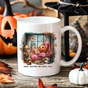 Fall Mug Funny Autumn Lover Gift Don't Bother Me Until Fall Coffee Tea Cup - Picture 1 of 6
