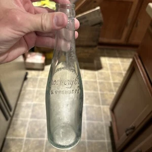 Crockery City Ice & Products Co. Aqua Beer Bottle East Liverpool Ohio OH - Picture 1 of 15