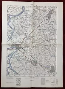 1950 Militär topografische Karte Senta Melenci Tisa Petrovo Selo Serbien Jugoslawien - Bild 1 von 4