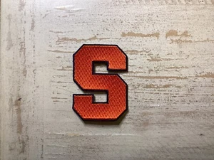 s patch syracuse S patch Orange Syracuse S Iron On Embroidered 2.75" tall - Picture 1 of 2