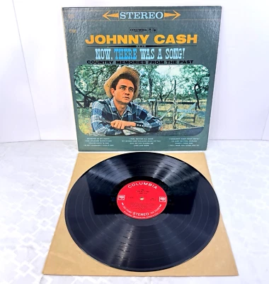 Johnny Cash Now There Was a Song Vinyl 360 Sound 1960 Columbia Records CS 8254 - Image 1 of 4
