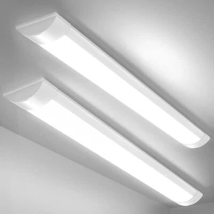 Lampada LED per ambienti umidi 150 cm lampada al neon lampada da vasca plafoniera cantina 50 W - Foto 1 di 17