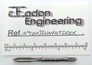 No.10 x 32TPI UNF (Unified National Fine) Tap or Tap Set, HSS. By Top Brands. - Picture 1 of 10