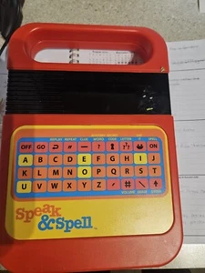 Vintage 1978 1980 Texas Instruments Speak & Spell Tested Working Circuit Bending - Bild 1 von 4