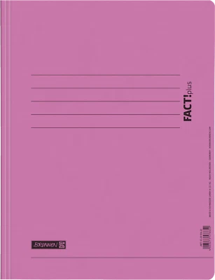 BRUNNEN FACT!plus Schnellhefter rosa A4 Pappe Karton 375g/m² 10-2010622 - Bild 1 von 3