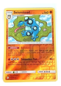 Seismitoad 117/236 Cosmic Eclipse Reverse Holo Rare Pokémon Card 2019 - Picture 1 of 4