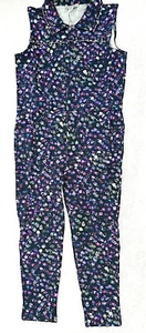 Girls Art & Eden 4-Way-Stretch Sleeveless Floral Coverall Size 5 - Picture 1 of 3