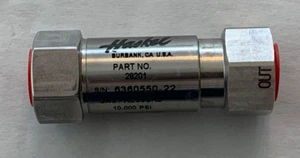 HASKEL 28201 CLAPET ANTI-RETOUR PRESSION GAZ / PRESSION HYD 15 000 INOX - Photo 1/2