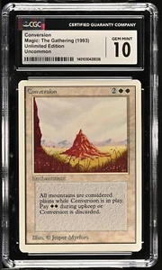 CONVERSION Unlimited U CGC 10 MTG [Nostalgium] - Picture 1 of 2
