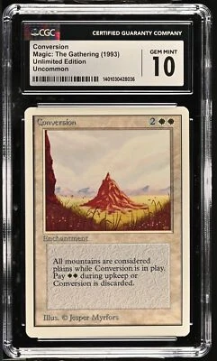 CONVERSION Unlimited U CGC 10 MTG [Nostalgium] - Image 1 of 2