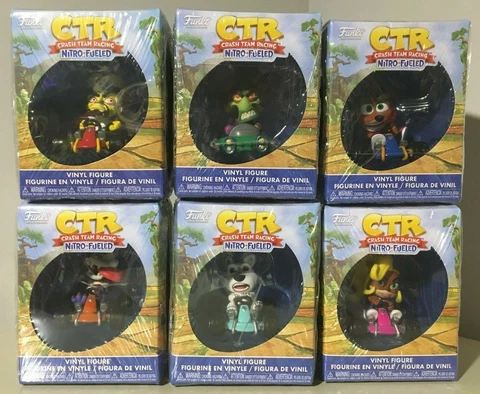 Funko CTR Crash Team Racing Nitro Fueled Bandicoot *YOU CHOOSE* Brand New Cover