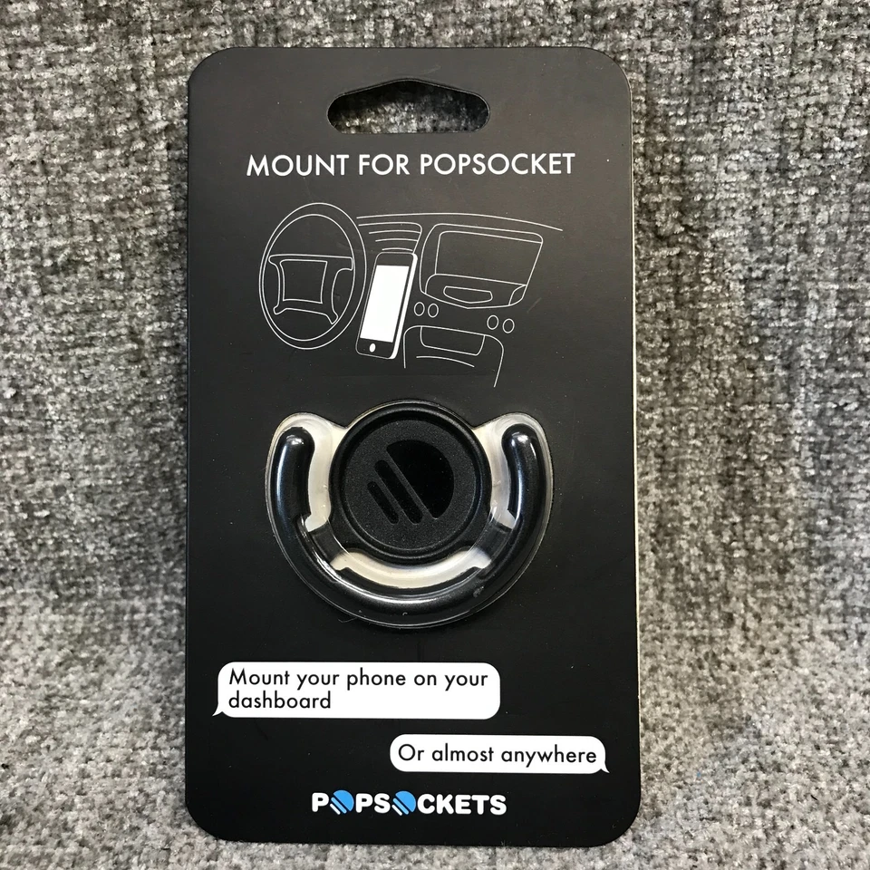 PopSockets 201000 Multi-surface Phone Mount - Black
