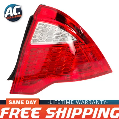 Tail Light Assembly Right Passenger Side for 10 11 12 Ford Fusion - Image 1 of 4