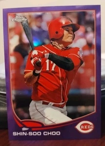 SHIN-SOO CHOO 2013 Topps Chrome #83 - Retail Purple Refractor parallel - REDS - Bild 1 von 2