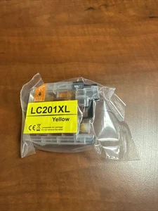 YELLOW Cartridge fits Brother LC203XL LC201 MFC-J460DW MFC-J480DW MFC-J485DW - Picture 1 of 1